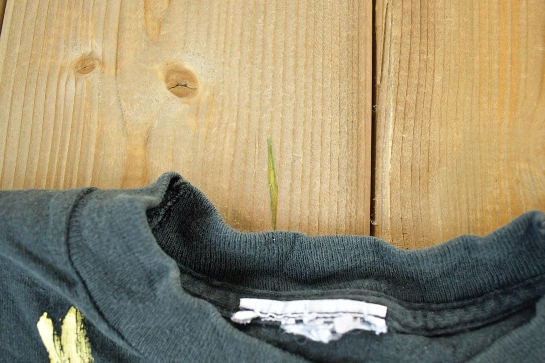 Vintage 1990s Neon Paint Swipe Souvenir Single Stitch Graphic Print T-Shirt Men's Large from propervintagecanada