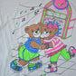 Vintage 1990s Neon Teddy Night Music Souvenir Single Stitch Graphic Print T-Shirt Men's 2XL from propervintagecanada