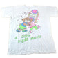 Vintage 1990s Neon Teddy Night Music Souvenir Single Stitch Graphic Print T-Shirt Men's 2XL from propervintagecanada