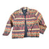 Vintage 1990s New Direction 100% Cotton Aztec Southwestern Light Button Up Lined Knit Jacket Women&