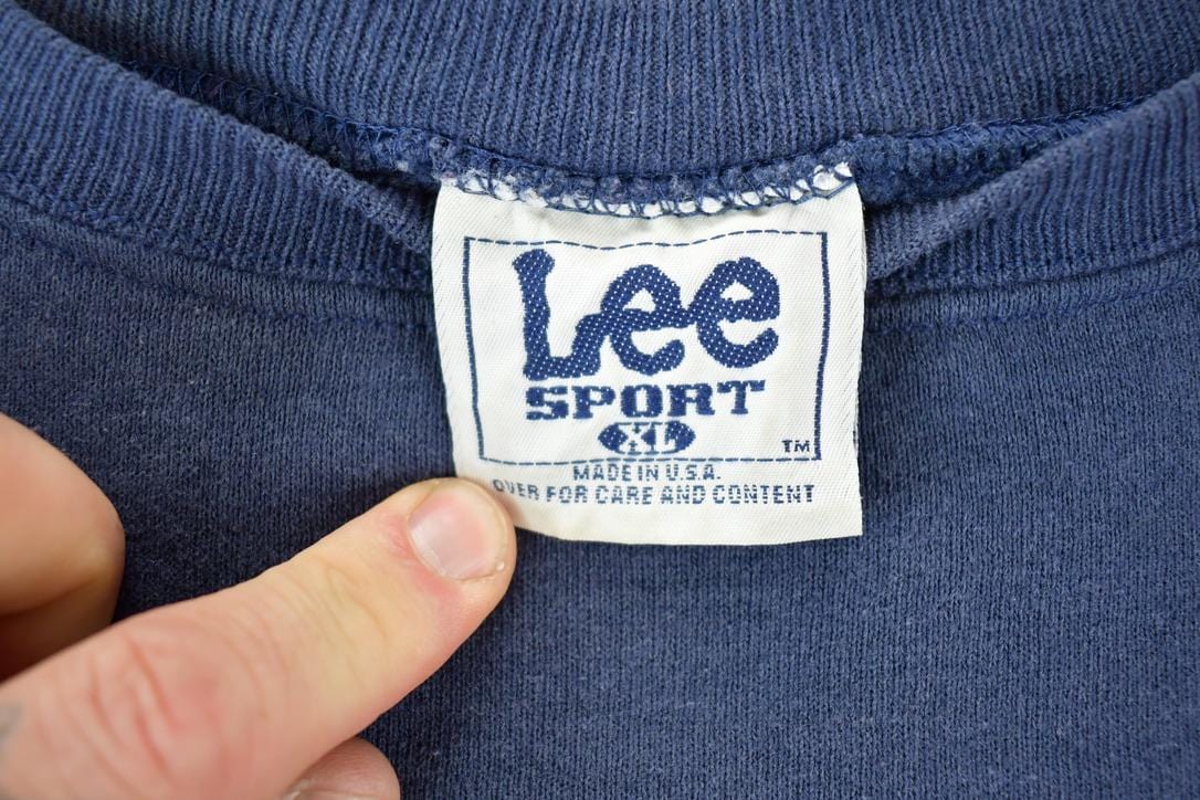 Vintage 1990s New England Patriots Eastern Champions NFL Lee Sport Crewneck Sweatshirt Men's XL from propervintagecanada