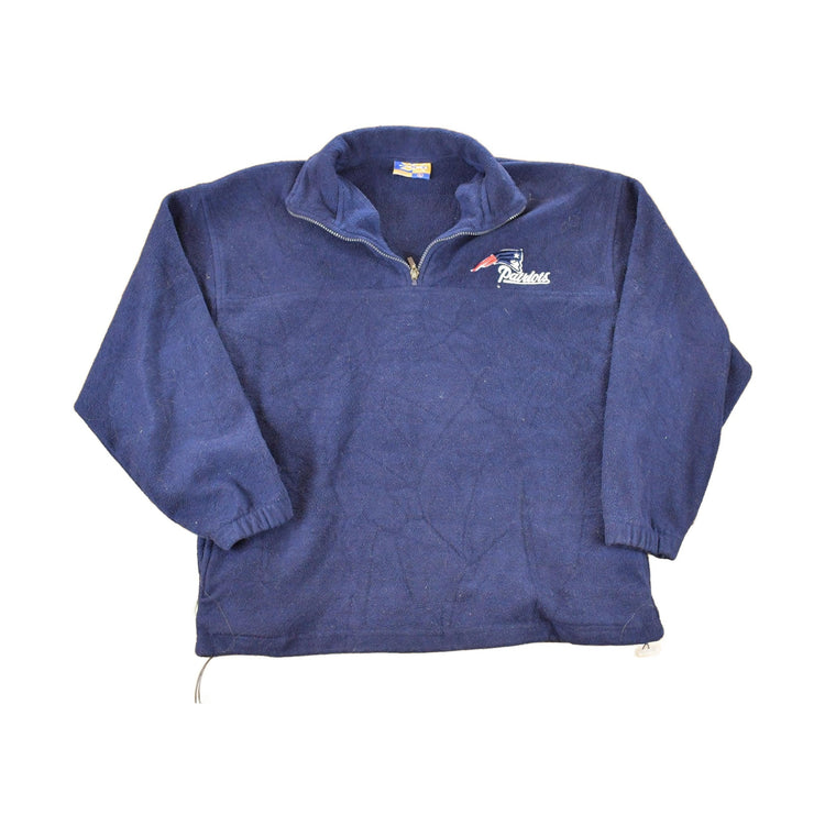 Vintage 1990s New England Patriots Fleece NFL Football Sweater Mens L from propervintagecanada