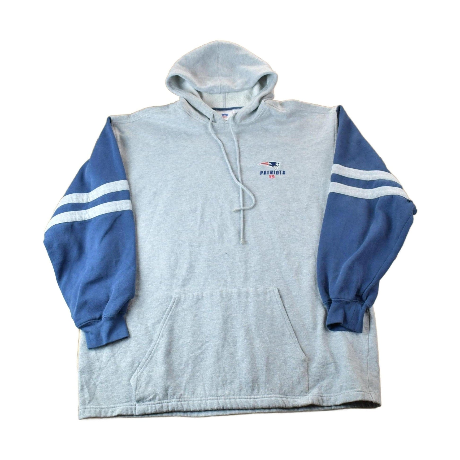 Vintage 1990s New England Patriots NFL Hoodie Sweatshirt Men's XL from propervintagecanada