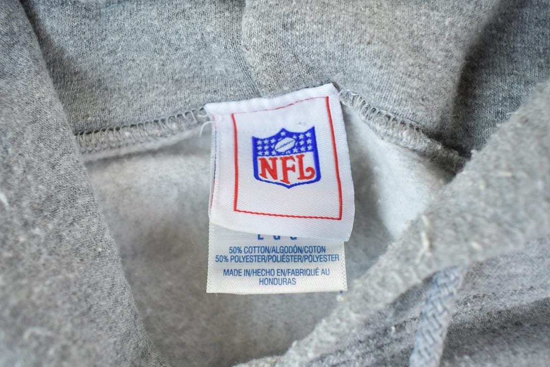 Vintage 1990s New England Patriots Reebok NFL Hoodie Sweatshirt / Made In USA / Football / Sportswear / Americana from propervintagecanada