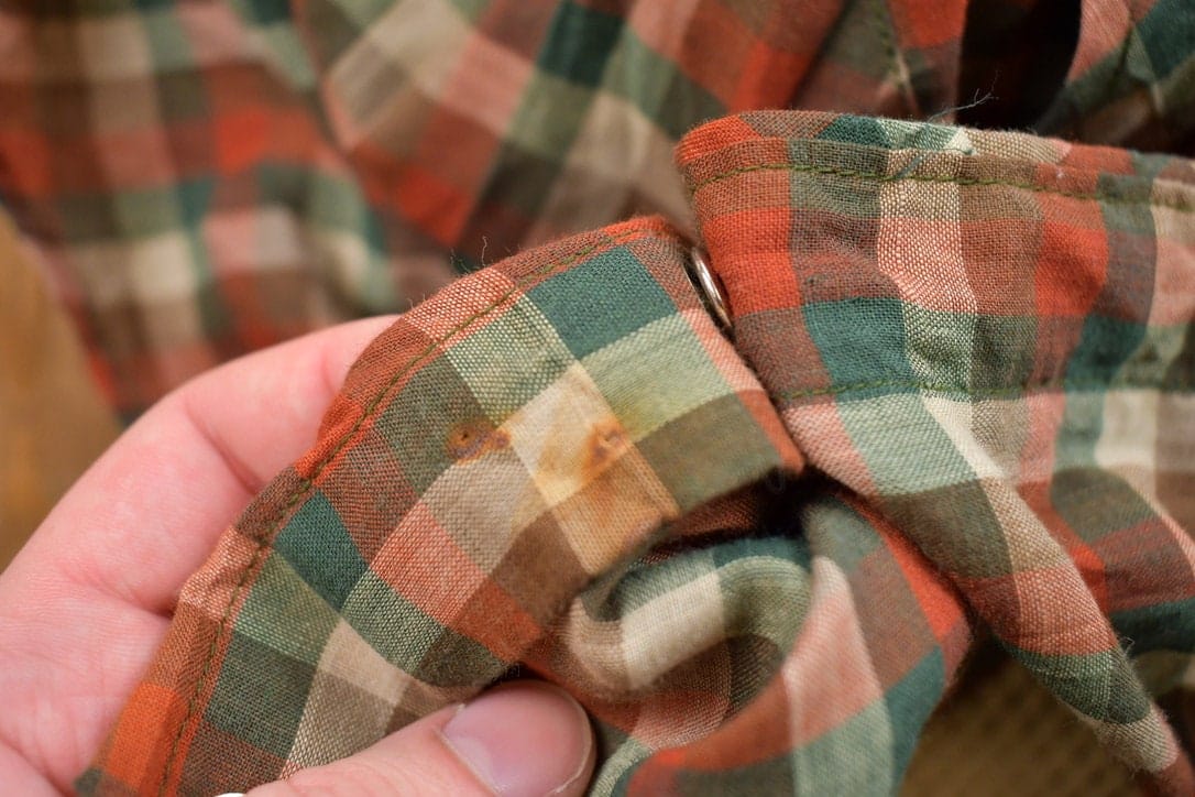 Vintage 1990s New Frontiers Big Yank Plaid Button Up Shirt Men's Medium from propervintagecanada