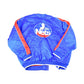 Vintage 1990s New Jersey Nets Hardwood Classics Satin Button Down Puffer Bomber Style NBA Basketball Jacket from propervintagecanada