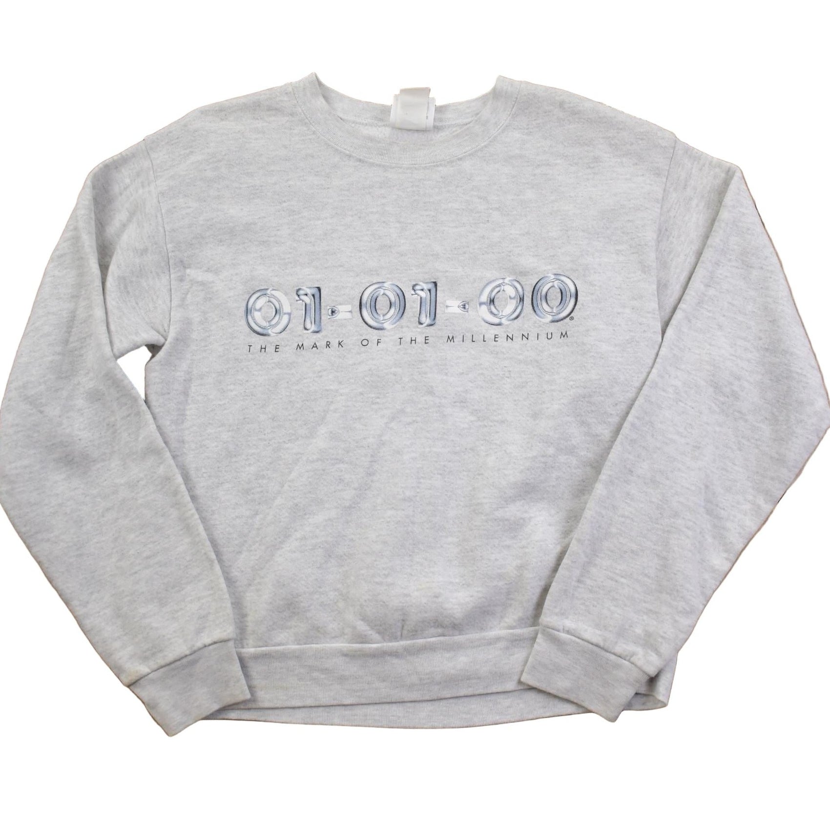 Vintage 1990s New Millennium Celebration Crewneck Sweatshirt Made In USA Women's Small from propervintagecanada