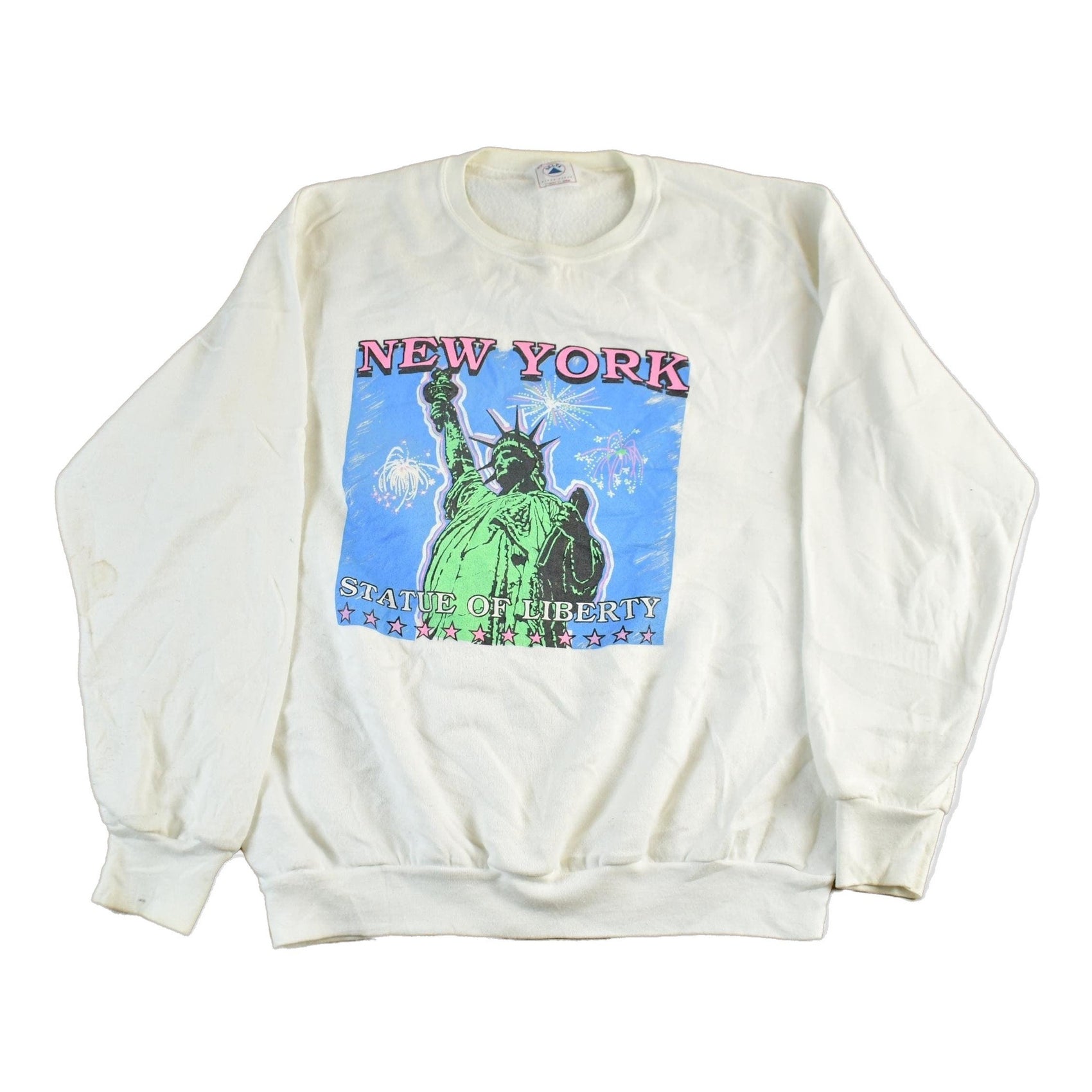 Vintage 1990s New York City Souvenir Crewneck Sweatshirt Men's Large from propervintagecanada