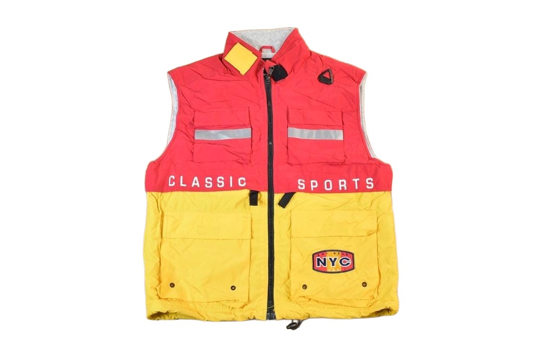Vintage 1990s New York Classics Sports Sailing Windbreaker Jacket Vest from propervintagecanada