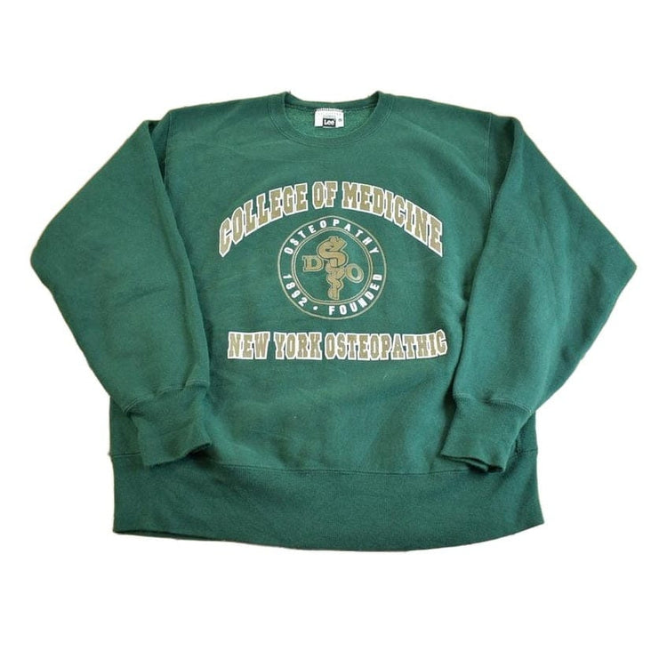 Vintage 1990s New York College of Osteopathic Medicine Crewneck Men's XL from propervintagecanada