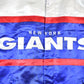 Vintage 1990s New York Giants NFL Football Button up AOP Satin acket from propervintagecanada