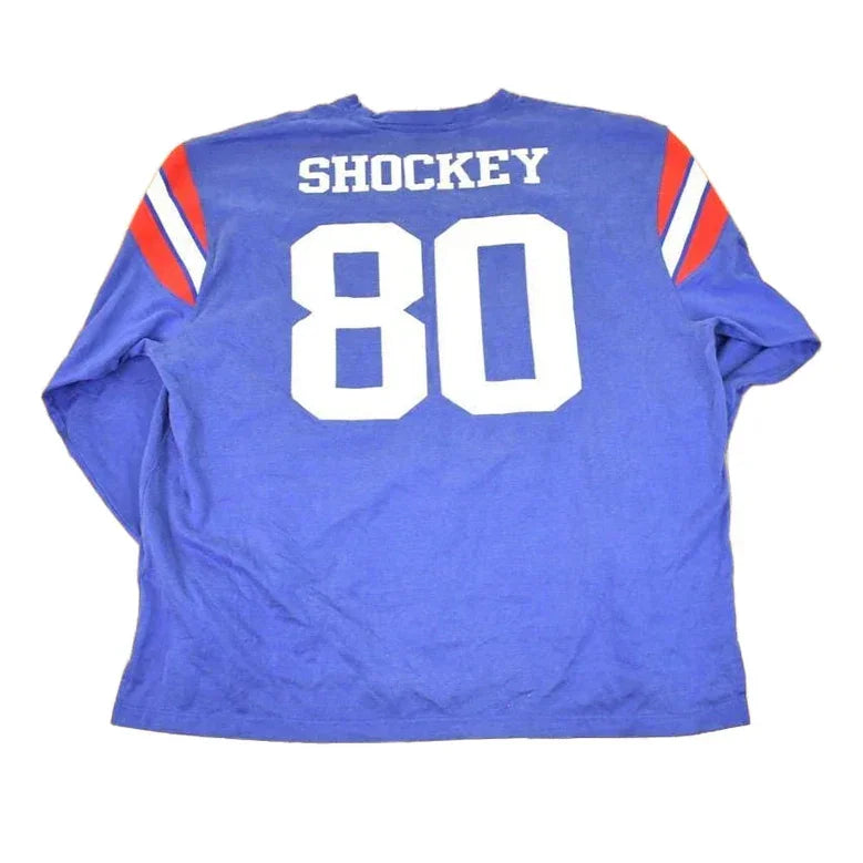 Vintage 1990s New York Giants Shockey 80 NFL Crewneck Sweatshirt Mens 3L / 90's Americana Football Sportswear from propervintagecanada