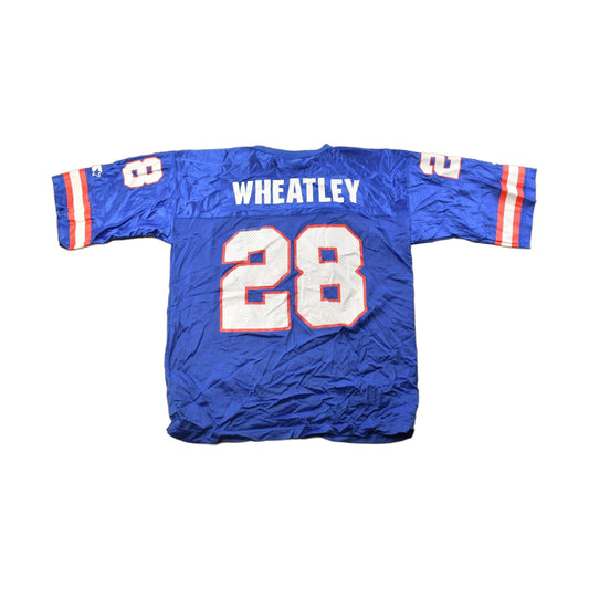 Vintage 1990s New York Giants Tyrone Wheatley NFL Starter Jersey / American Football Sportswear / Athletic Pullover / Team Logo / Americana from propervintagecanada