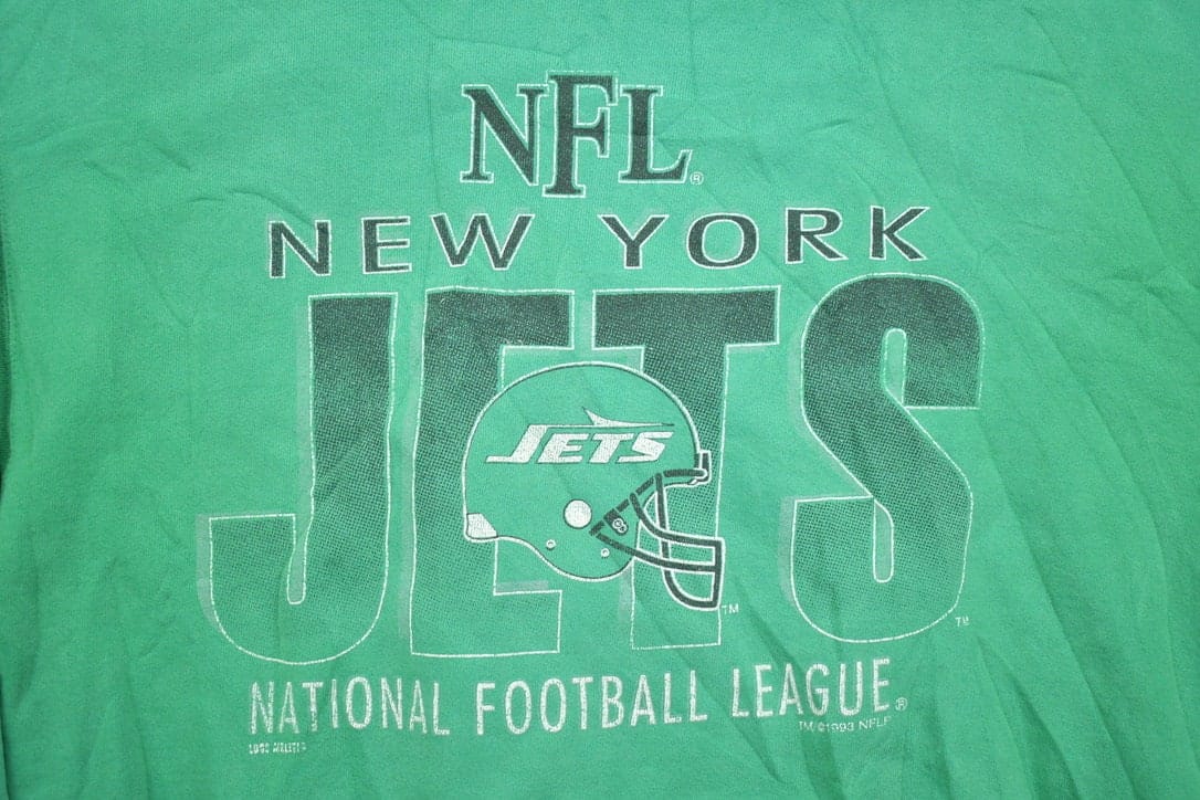 Vintage 1990s New York Jets NFL Crewneck Sweatshirt Men's Medium from propervintagecanada
