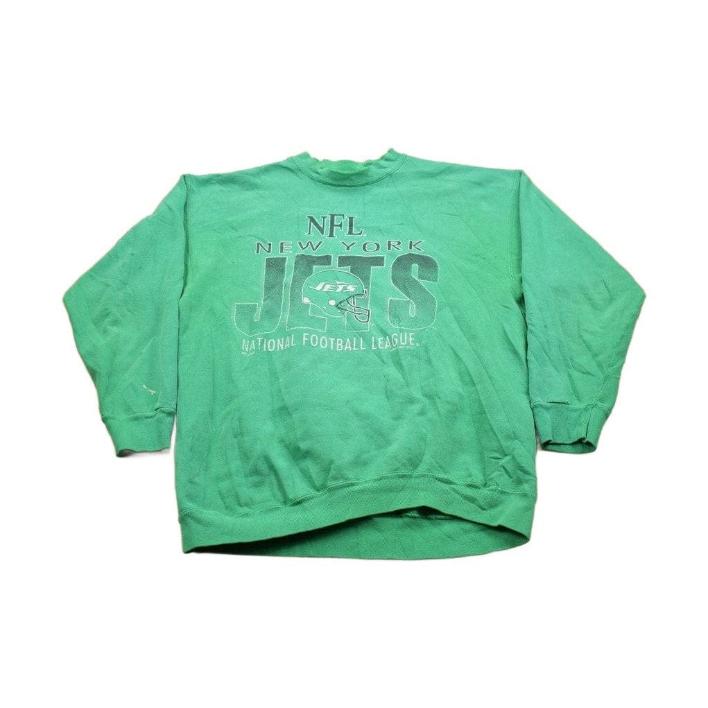 Vintage 1990s New York Jets NFL Crewneck Sweatshirt Men's Medium from propervintagecanada