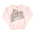 Vintage 1990s New York Skyline Golden Sparkle Crewneck Sweatshirt Women&