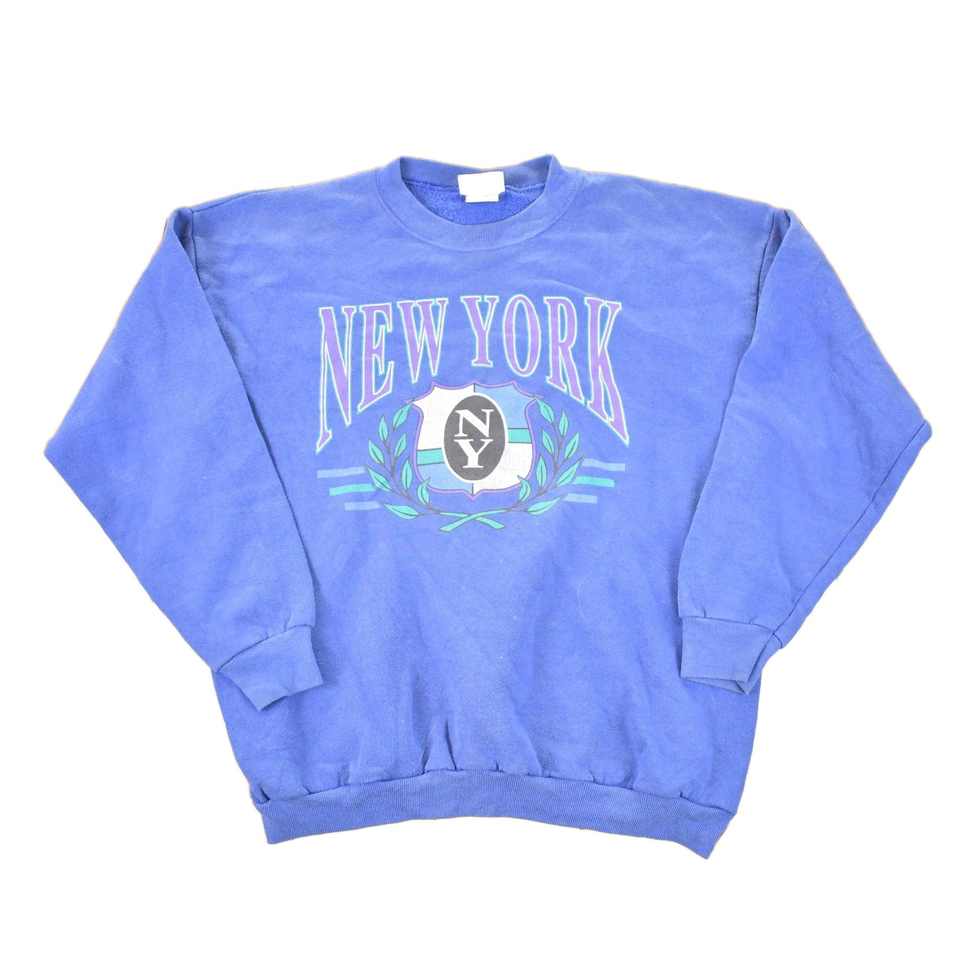Vintage 1990s New York Souvenir Crewneck Sweatshirt Men's L from propervintagecanada