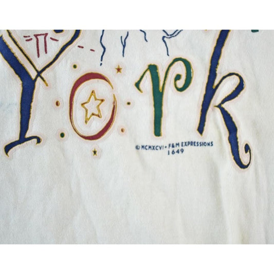 Vintage 1990s New York Souvenir Single Stitch Graphic Print T-Shirt Men's XL from propervintagecanada