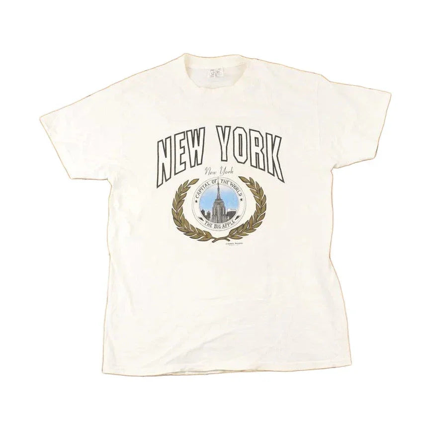 Vintage 1990s New York Souvenir Travel T-Shirt Men's M from propervintagecanada