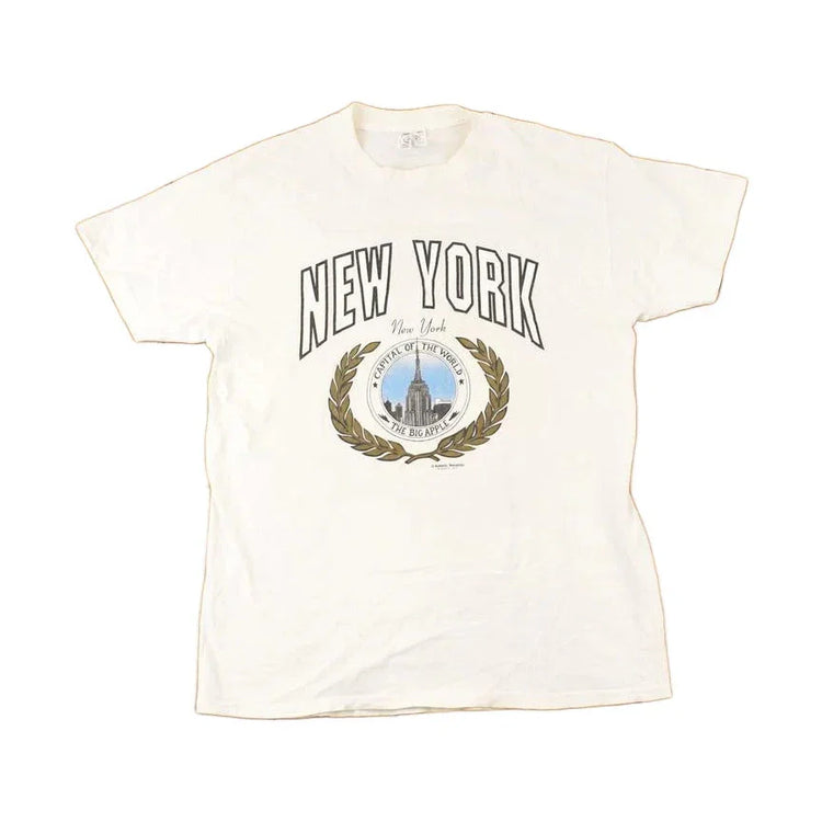 Vintage 1990s New York Souvenir Travel T-Shirt Men's M from propervintagecanada