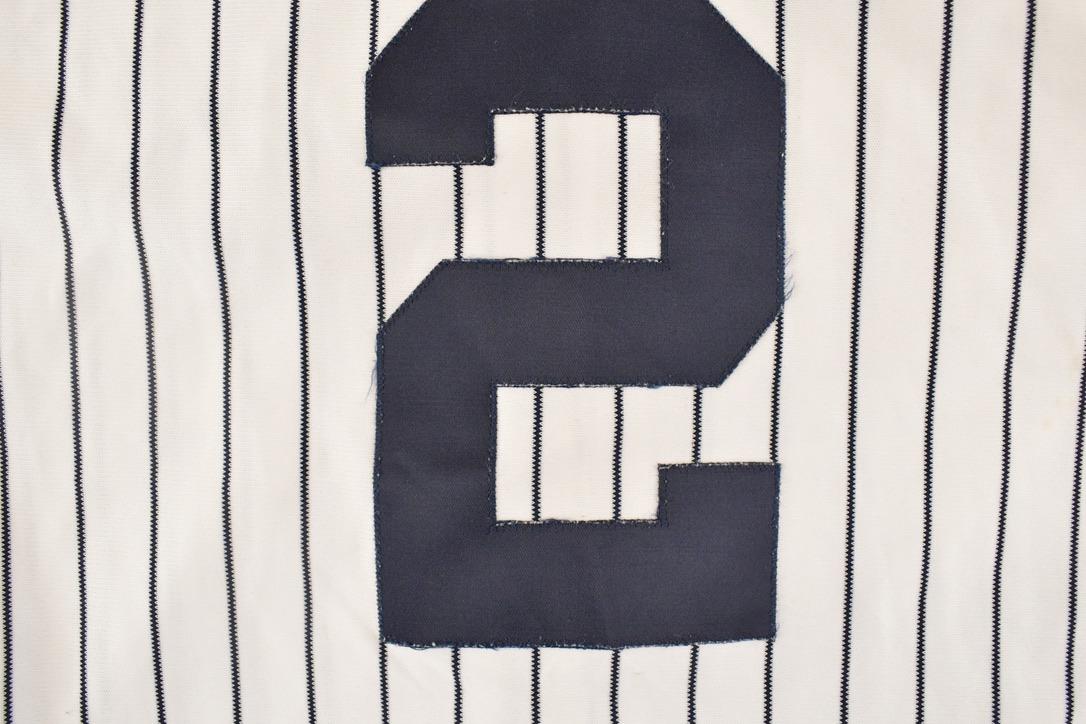 Vintage 1990s New York Yankees Pinstripe MLB Baseball Jersey Men's Youth L from propervintagecanada