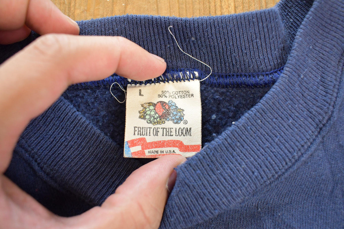 Vintage 1990s Newport Rhode Island Sailboat Travel Graphic Crewneck Sweatshirt Men's M / Made In USA / Nautical / Sailing / Tourism Souvenir from propervintagecanada