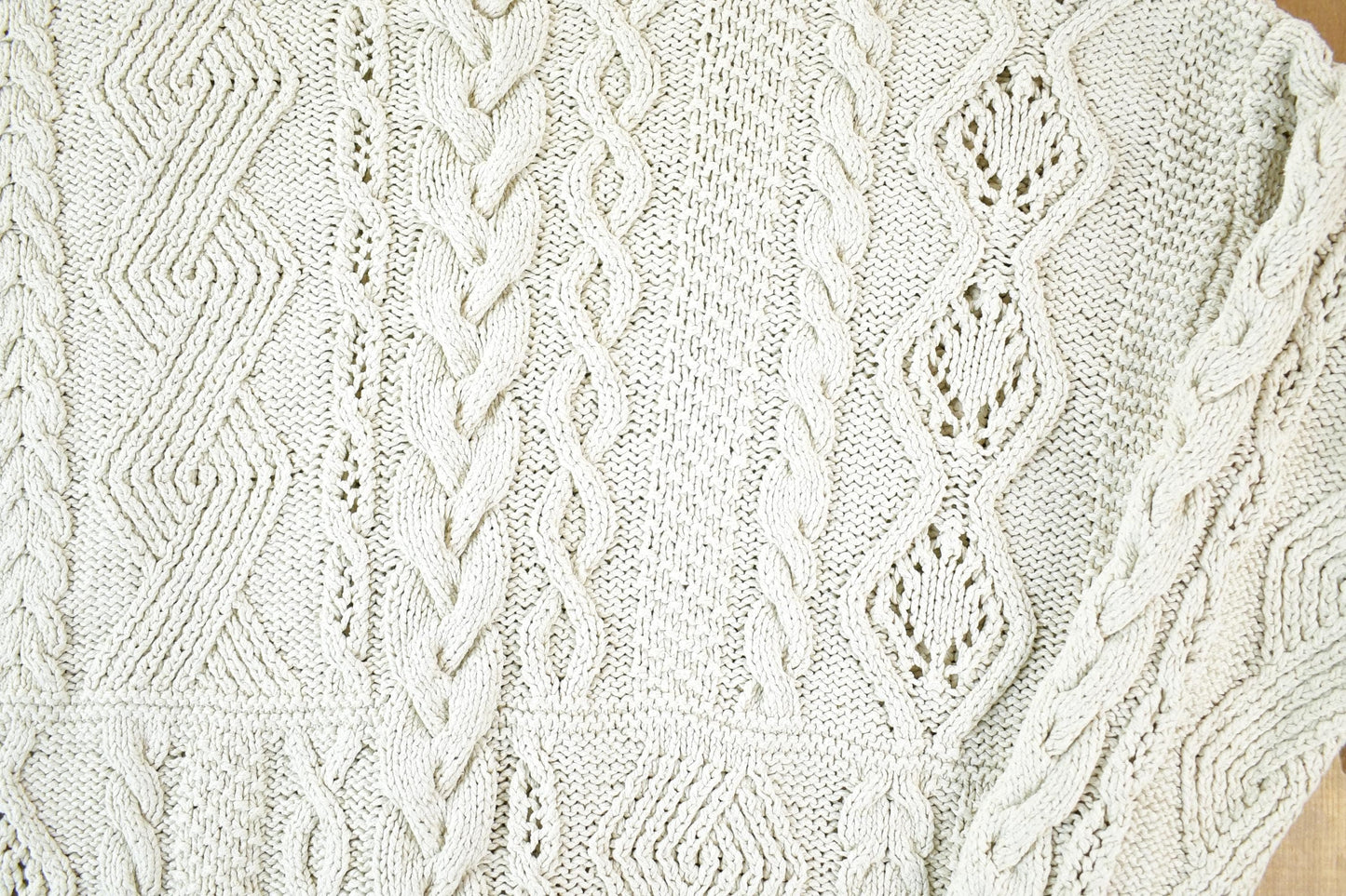 Vintage 1990s Next Ladieswear Cable Knit Heavy Knit Pattern Crewneck Sweater Womens Large from propervintagecanada