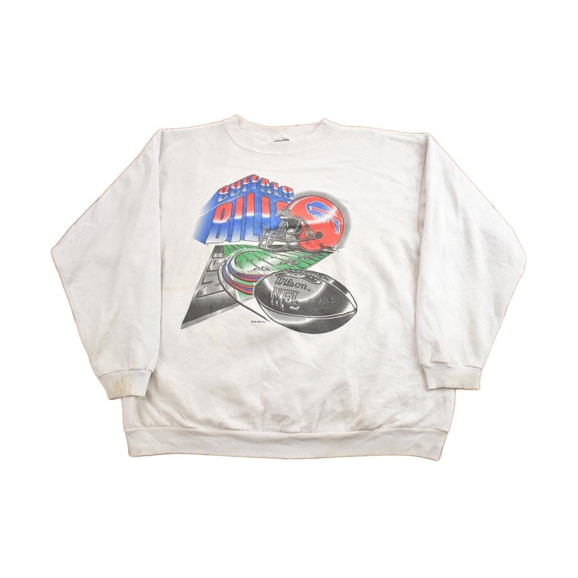 Vintage 1990s NFL Buffalo Bills Crewneck Sweatshirt / Football / Sportswear / Americana from propervintagecanada