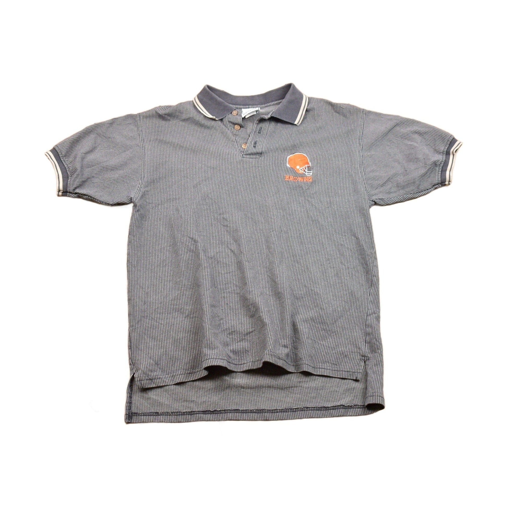 Vintage 1990s NFL Cleveland Browns Collared Shirt Men's Large from propervintagecanada