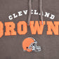 Vintage 1990s NFL Cleveland Browns Hoodie Men's XL from propervintagecanada