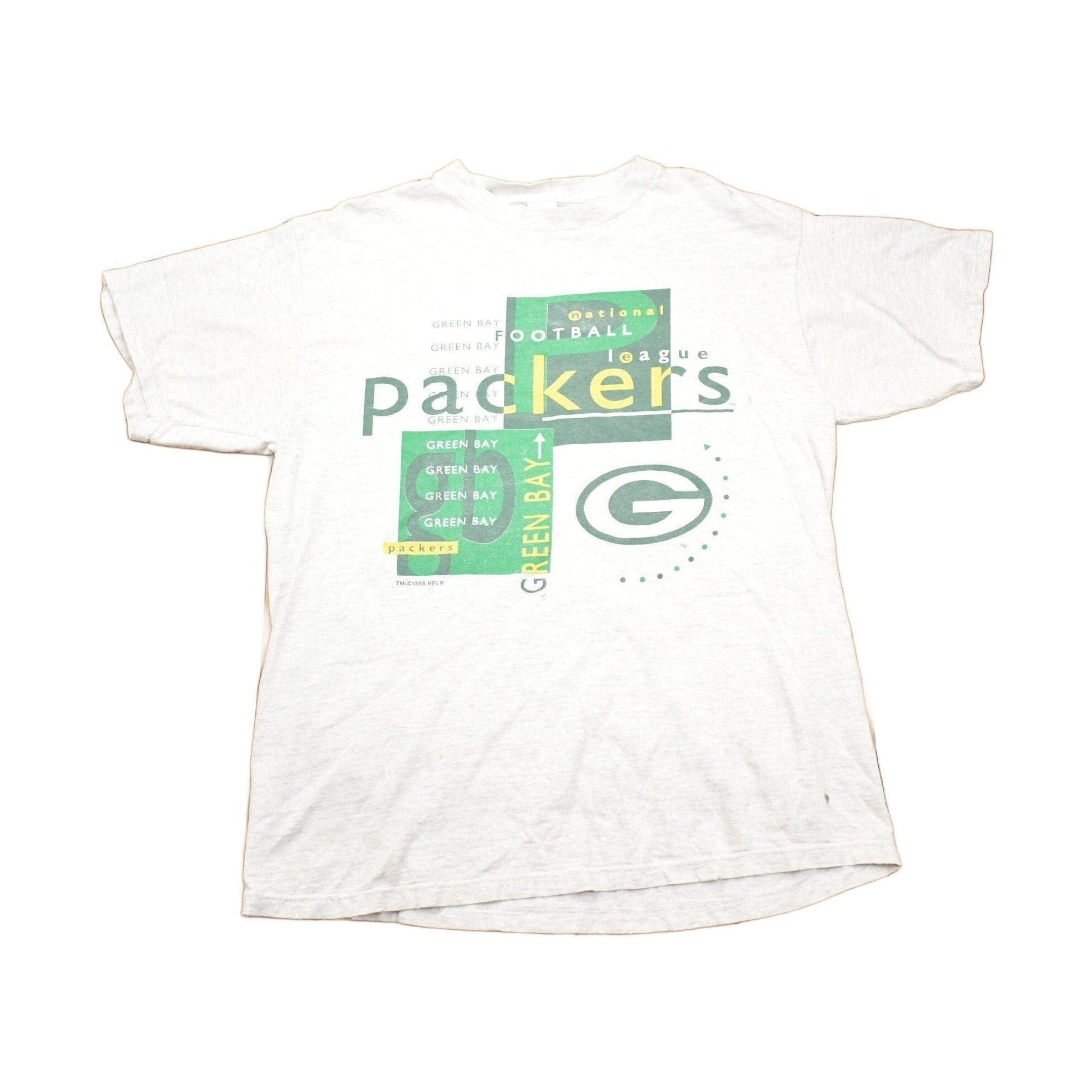 Vintage 1990s NFL Green Bay Packers Graphic T-Shirt Men's XL from propervintagecanada