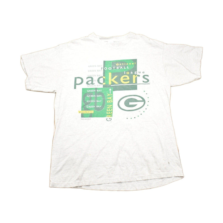 Vintage 1990s NFL Green Bay Packers Graphic T-Shirt Men's XL from propervintagecanada