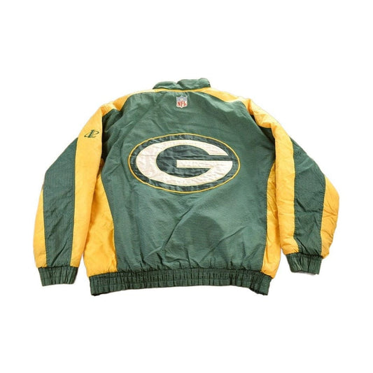 Vintage 1990s NFL Green Bay Packers Pro Line Full Zip Jacket Men's 2XL from propervintagecanada