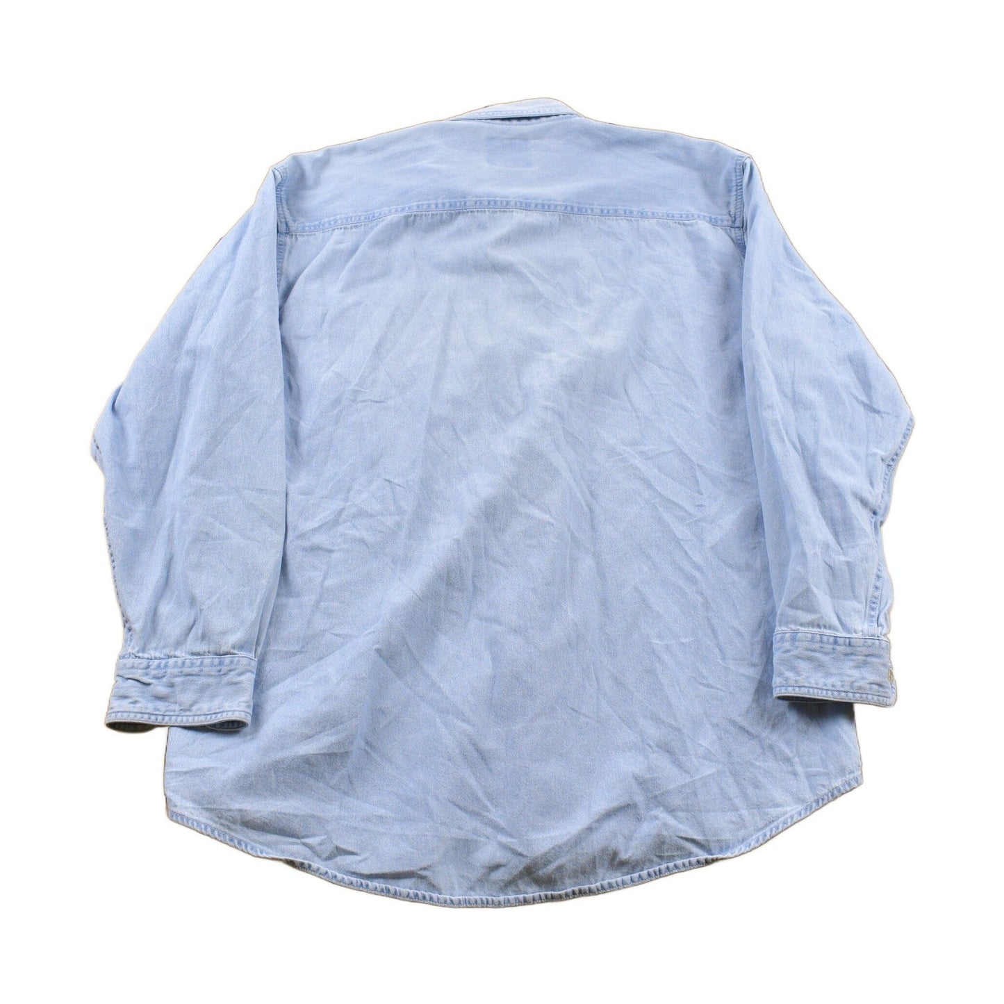 Vintage 1990s NFL Indianapolis Colts Denim Button Up Shirt Men's XL from propervintagecanada