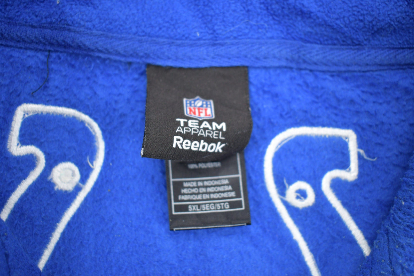 Vintage 1990s NFL Indianapolis Colts Fleece Sweater / Sportswear / 90s Sweater / Athleisure / Football / Fleece Zip Up / Colts Vintage / NFL from propervintagecanada