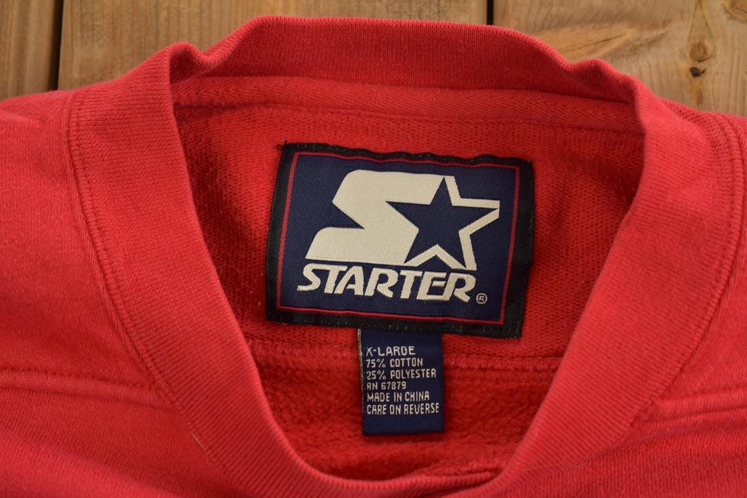 Vintage 1990s NFL Kansas City Chiefs Starter Crewneck Sweatshirt / Football / Sportswear / Americana from propervintagecanada