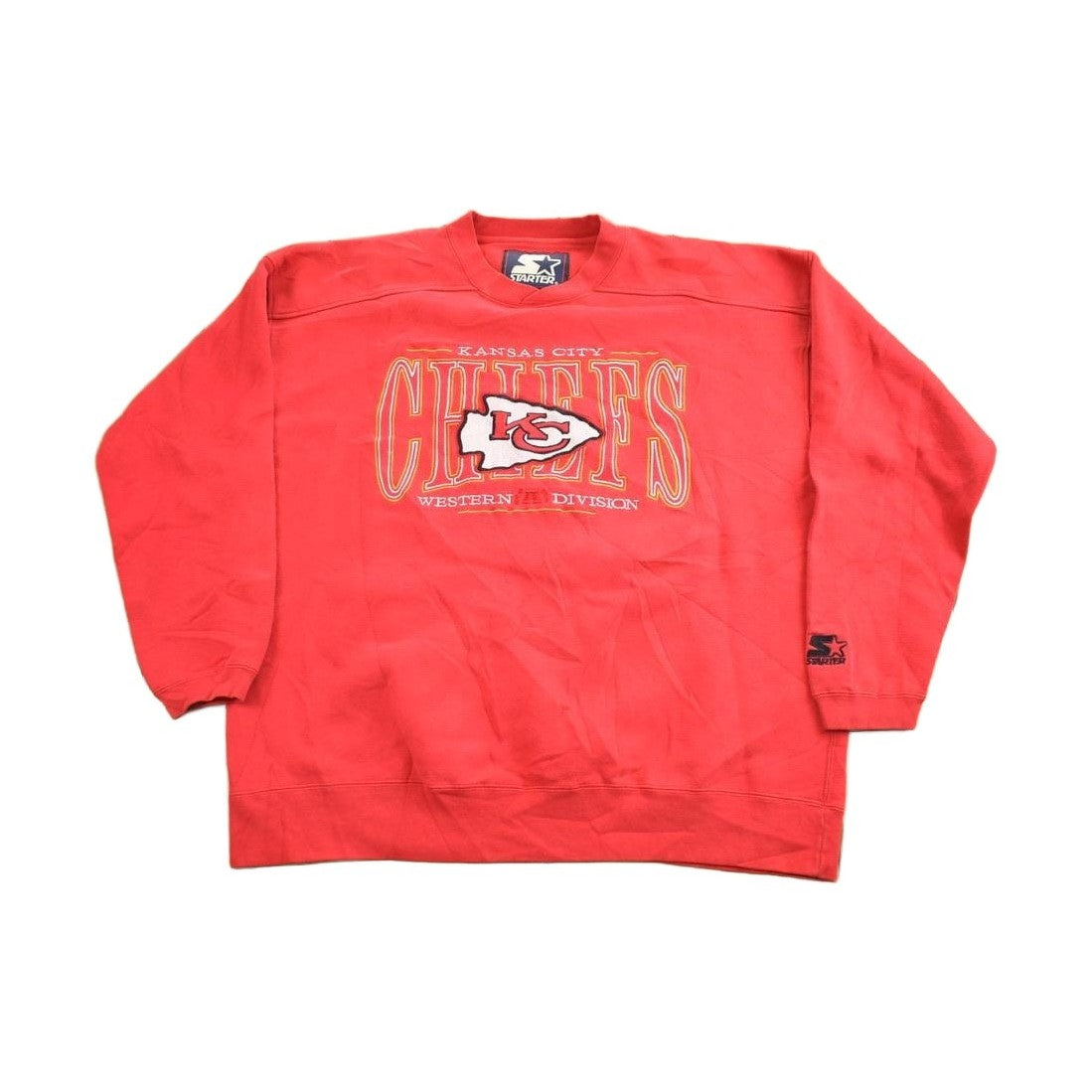 Vintage 1990s NFL Kansas City Chiefs Starter Crewneck Sweatshirt / Football / Sportswear / Americana from propervintagecanada