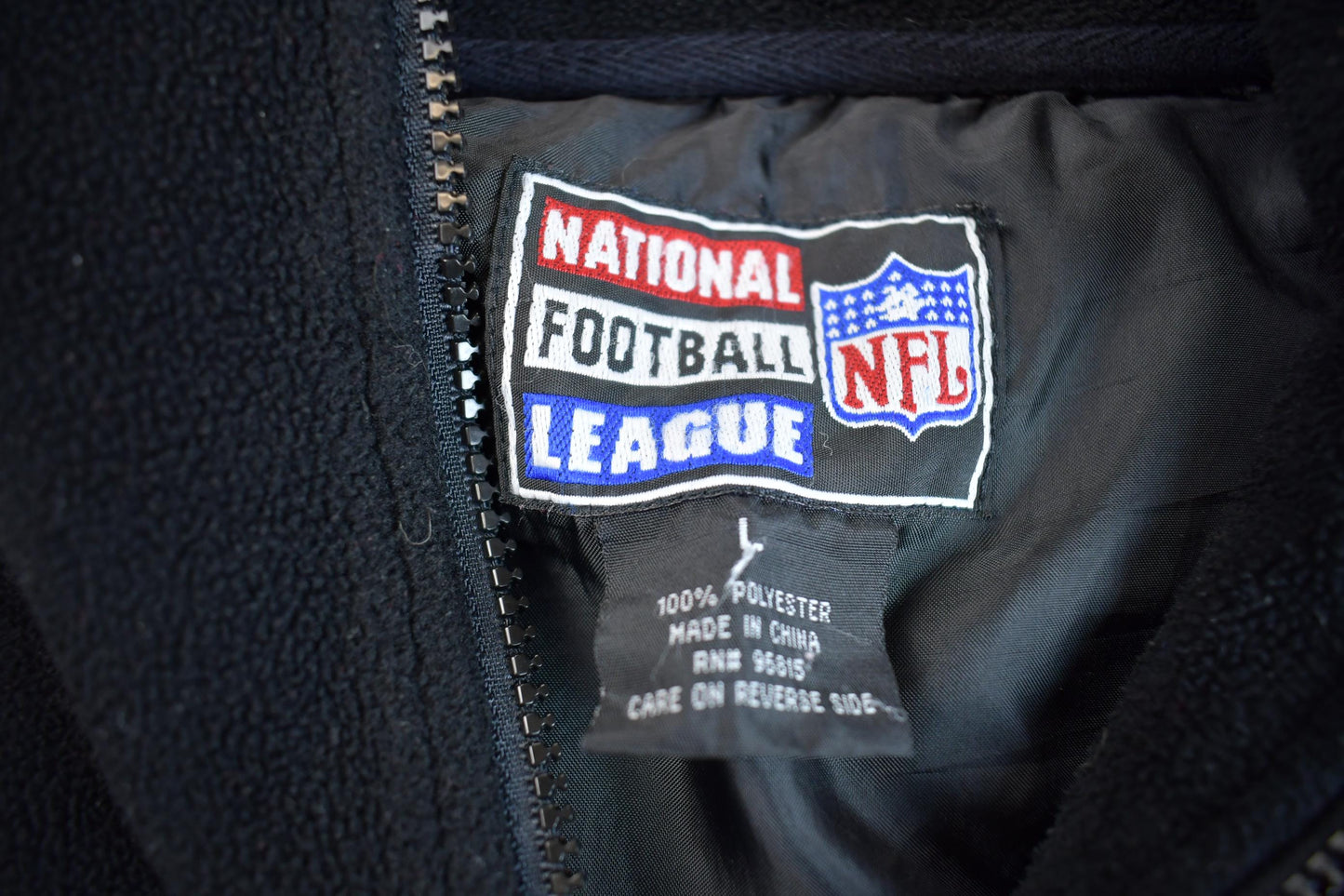 Vintage 1990s NFL Miami Dolphins Fleece Embroidered Zip Sweater Men's Large from propervintagecanada