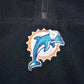 Vintage 1990s NFL Miami Dolphins Fleece Embroidered Zip Sweater Men's Large from propervintagecanada