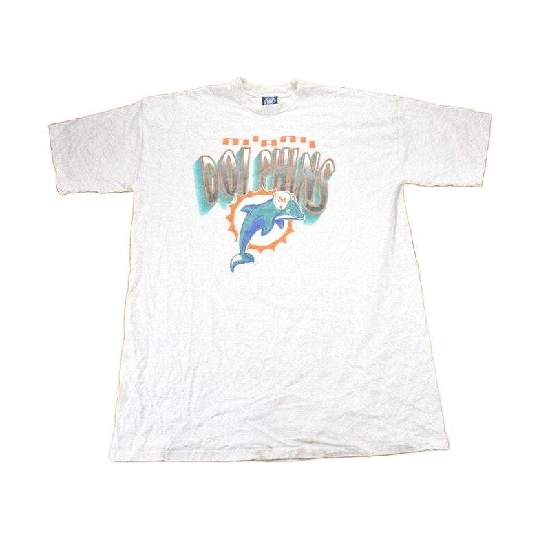 Vintage 1990s NFL Miami Dolphins T-Shirt Men's 2XL from propervintagecanada