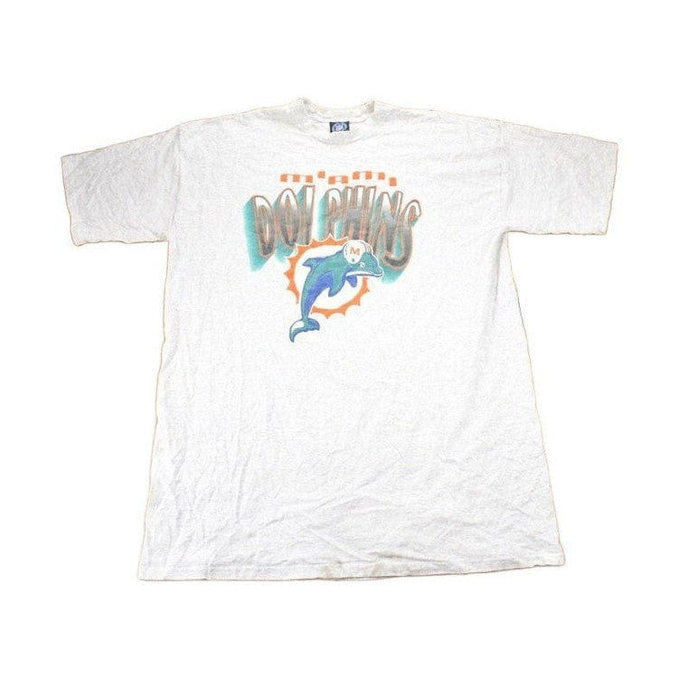 Vintage 1990s NFL Miami Dolphins T-Shirt Men's 2XL from propervintagecanada