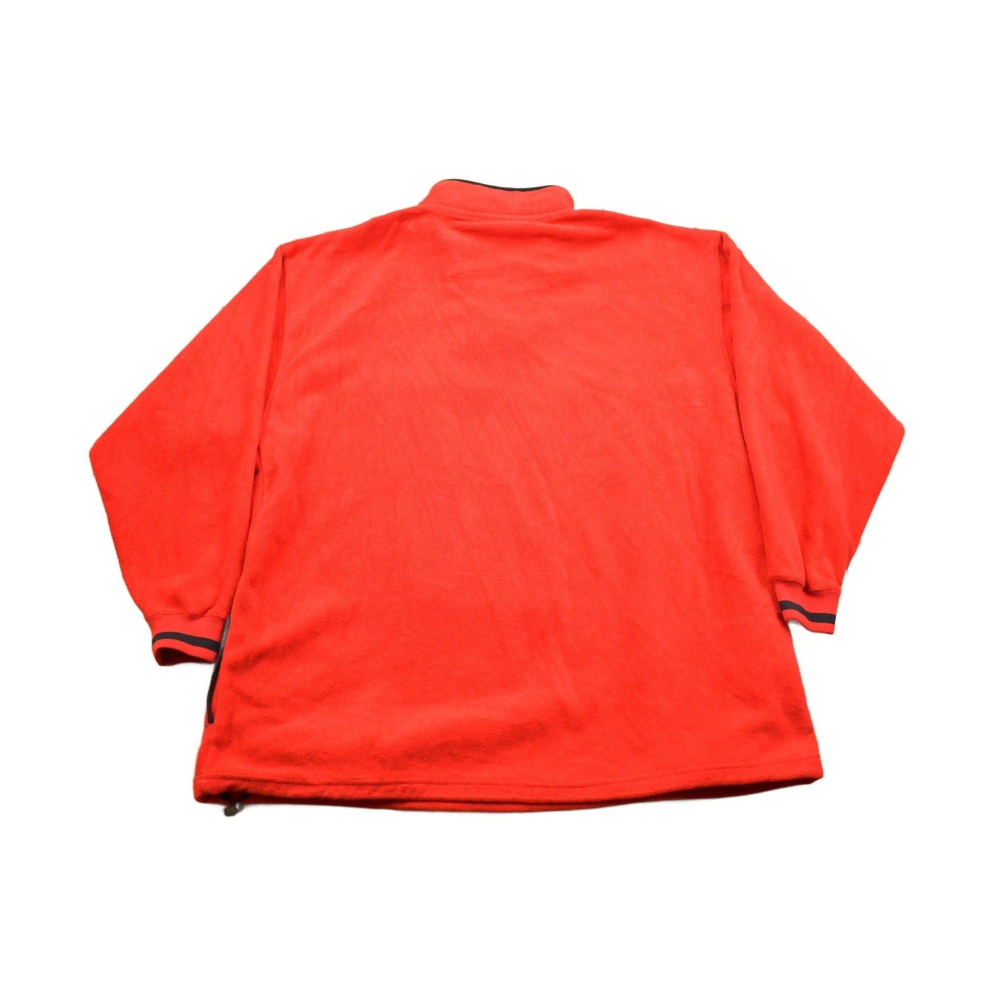 Vintage 1990s NFL Nebraska Huskers Fleece Quarter Zip Up Sweatshirt Men's 2XL from propervintagecanada