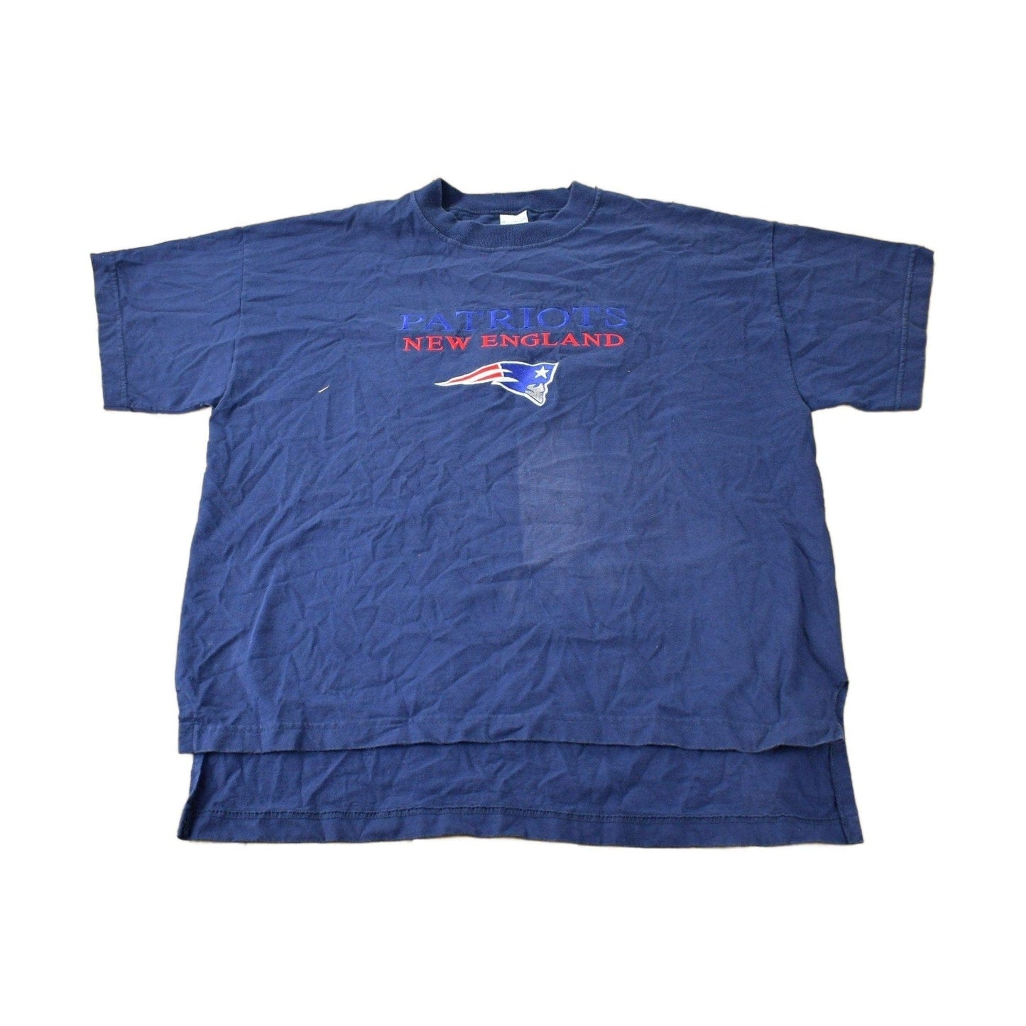 Vintage 1990s NFL New England Patriots Embroidered Graphic T-Shirt Men's XL from propervintagecanada