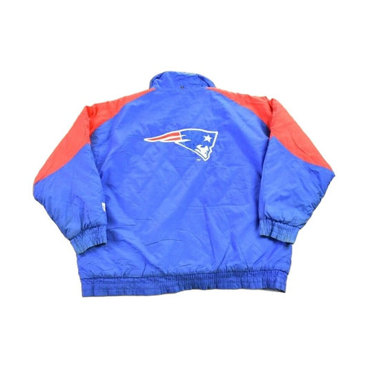 Vintage 1990s NFL New England Patriots Logo 7 Full Zip Jacket / NFL Game Day / Color Block / Sportswear / Patchwork from propervintagecanada