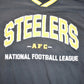 Vintage 1990s NFL Pittsburgh Lee Sport Embroidered V-Neck Sweatshirt Men's 2XL from propervintagecanada