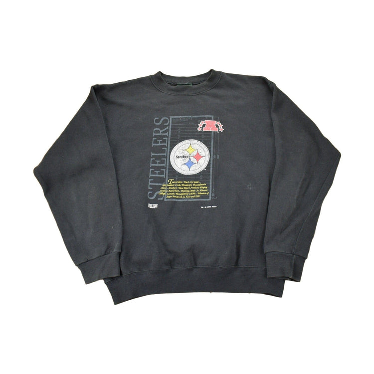 Vintage 1990s NFL Pittsburgh Steelers Crewneck Men's XL from propervintagecanada