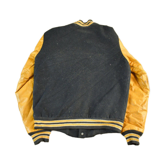 Vintage 1990s NFL Pittsburgh Steelers Wool Embroidered Varsity Jacket Youth Large from propervintagecanada