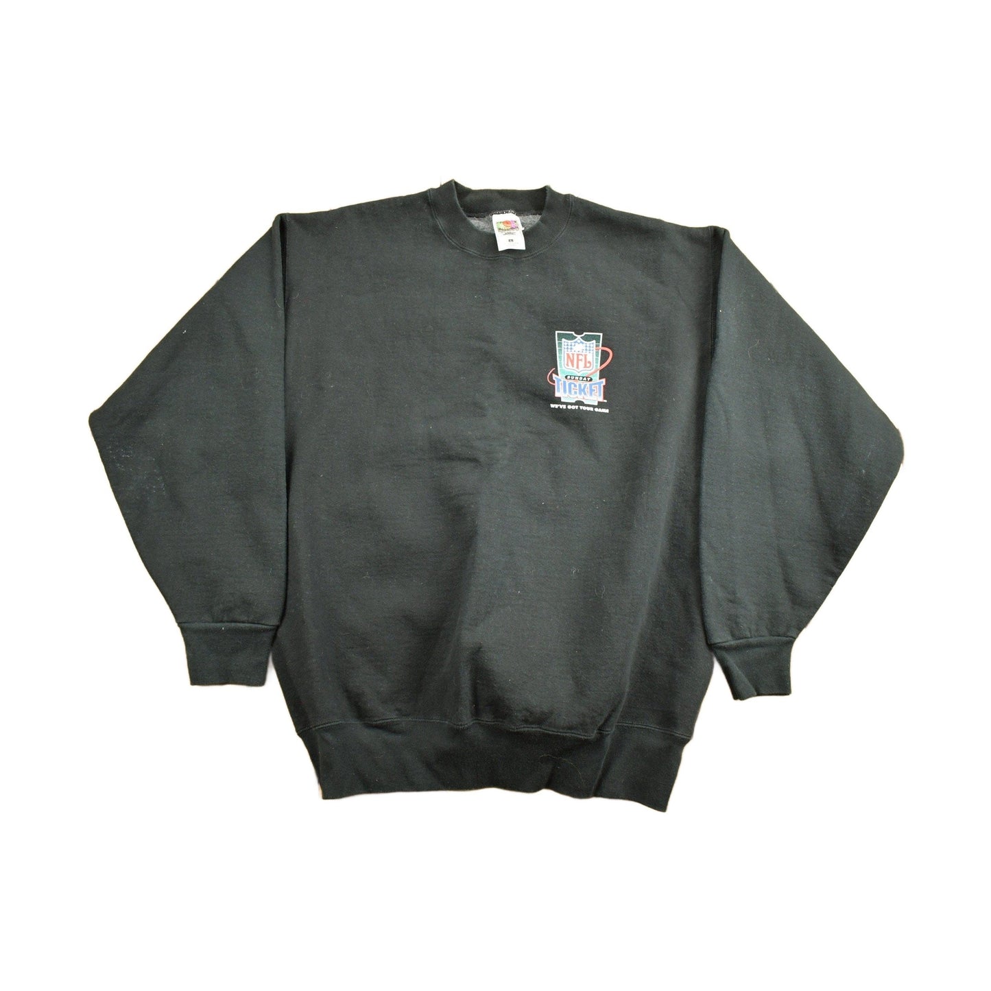 Vintage 1990s NFL Sunday Ticket Crewneck Sweatshirt / Fruit Of The Loom Super Cotton / Made In USA / Football / Sportswear / Americana from propervintagecanada