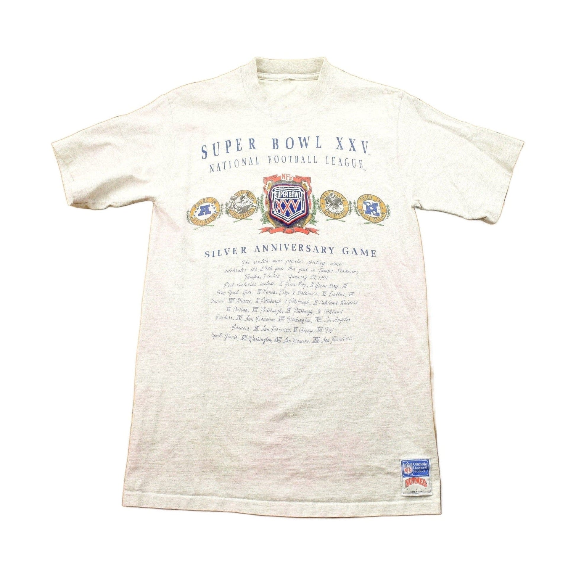 Vintage 1990s NFL Superbowl Graphic T-Shirt Men's Large from propervintagecanada