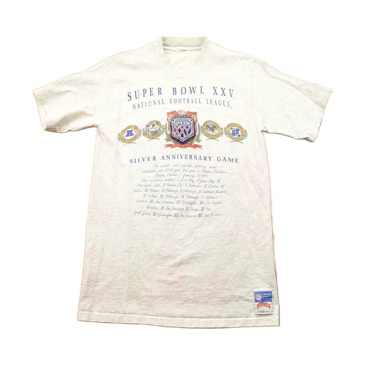 Vintage 1990s NFL Superbowl Graphic T-Shirt Men's Large from propervintagecanada